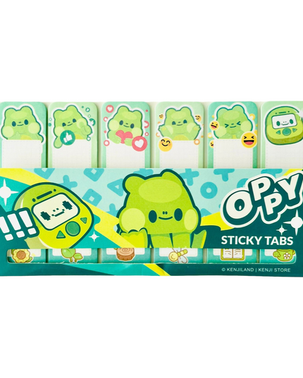 Sticky Mini Tabs Oppy the frog - Kenji - CuteStuff.nl
