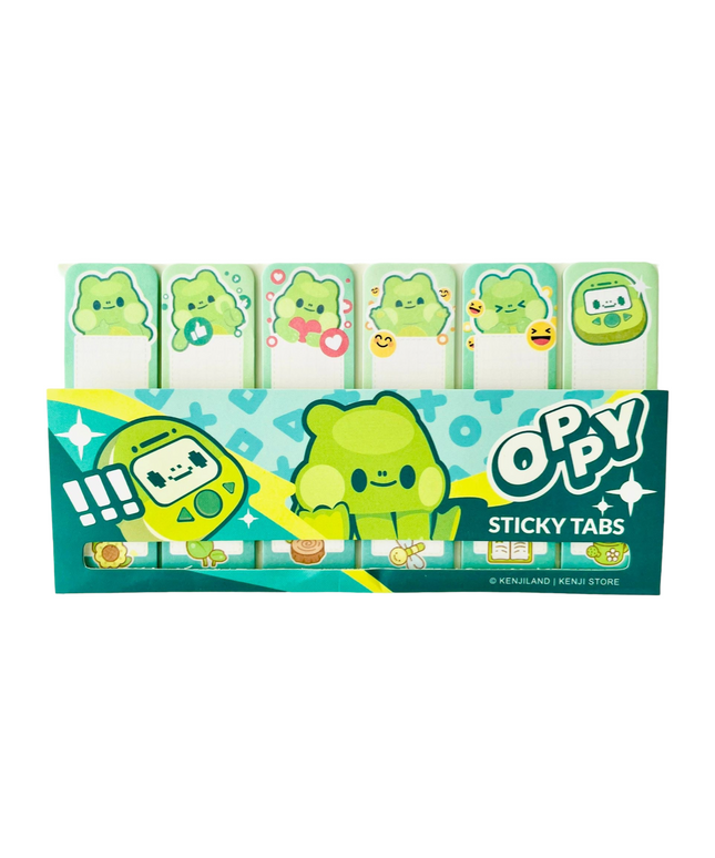 Sticky Mini Tabs Oppy the frog - Kenji - CuteStuff.nl
