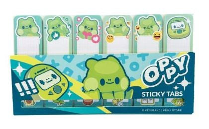 Sticky Mini Tabs Oppy the frog - Kenji - CuteStuff.nl