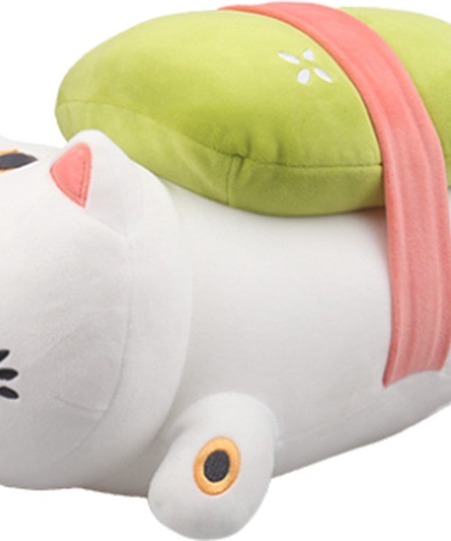 Sushi Lucky Cat knuffel 35 cm - Kenji - CuteStuff.nl