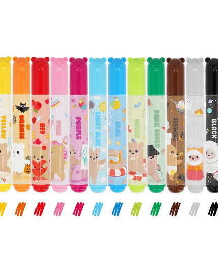 Teddy Friends set 12 markers - Legami