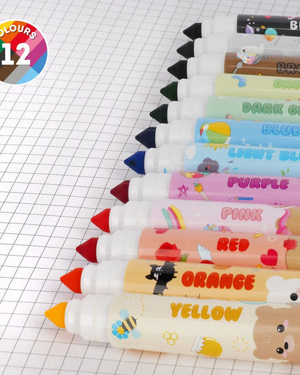 Teddy Friends set 12 markers - Legami