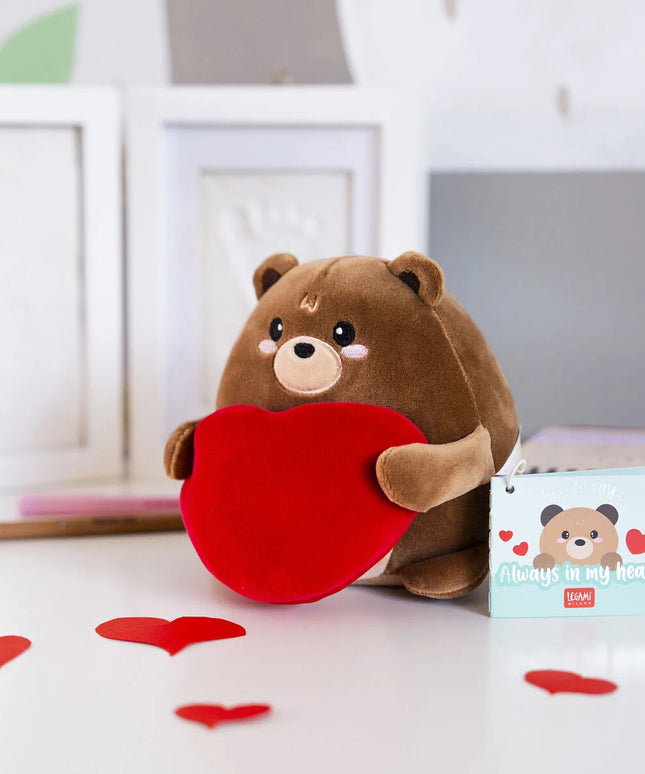 Teddybeer knuffeltje supersoft - 15 cm - Legami - CuteStuff.nl