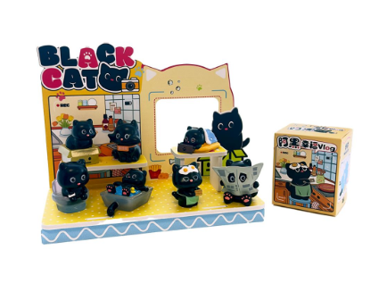 Tomi Black Cat blind box random - Kenji - CuteStuff.nl