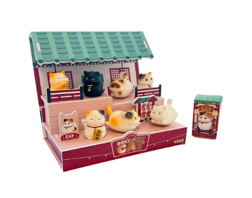 Tomi Roly-Poly Cat blind box random - Kenji - CuteStuff.nl