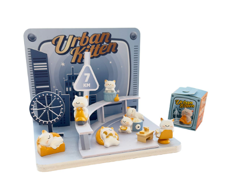 Tomi Urban Kitten blind box random - Kenji - CuteStuff.nl