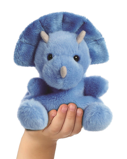 Triceratops knuffeltje 13 cm - Palm Pals - CuteStuff.nl