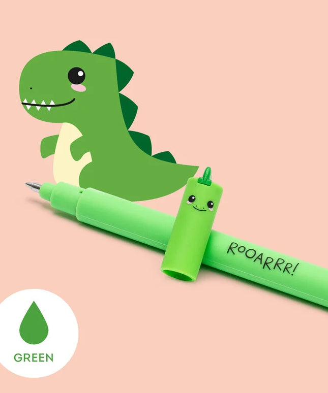 Uitwisbare gelpen Dino - Legami - CuteStuff.nl