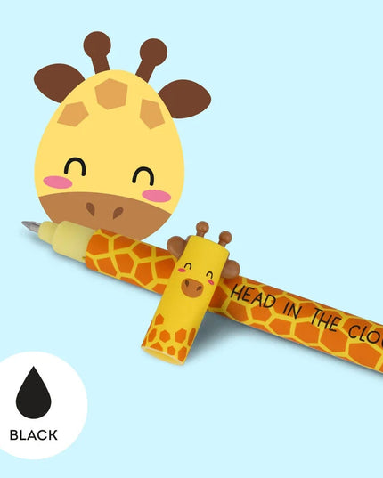 Uitwisbare gelpen Giraf - Legami - CuteStuff.nl