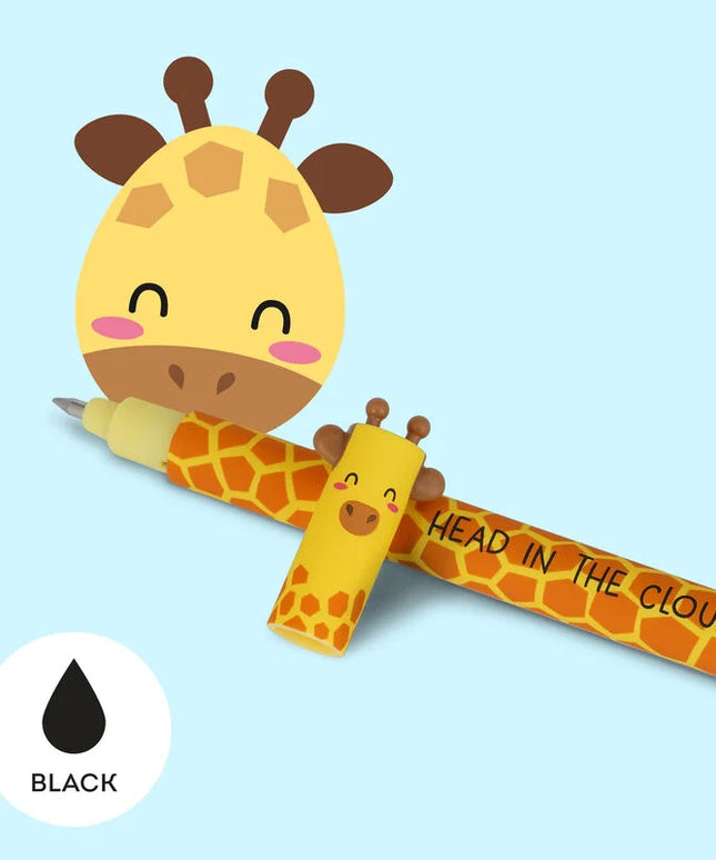 Uitwisbare gelpen Giraf - Legami - CuteStuff.nl