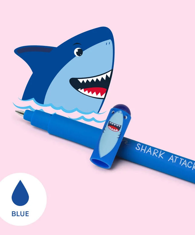 Uitwisbare gelpen Haai - Legami - CuteStuff.nl