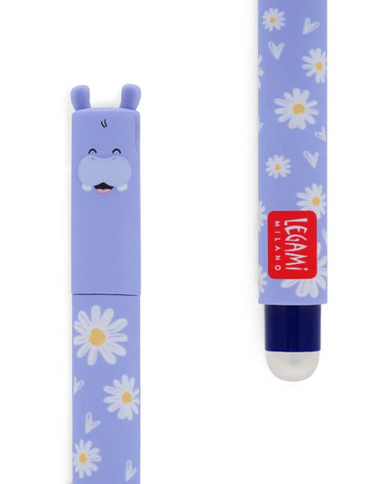 Uitwisbare gelpen Hippo - Legami - CuteStuff.nl