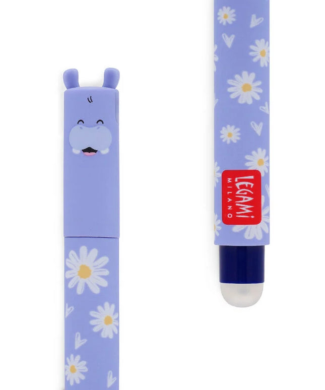 Uitwisbare gelpen Hippo - Legami - CuteStuff.nl