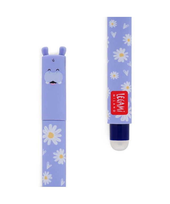 Uitwisbare gelpen Hippo - Legami - CuteStuff.nl