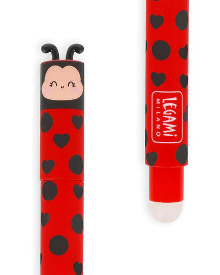Uitwisbare gelpen Ladybug - Legami - CuteStuff.nl