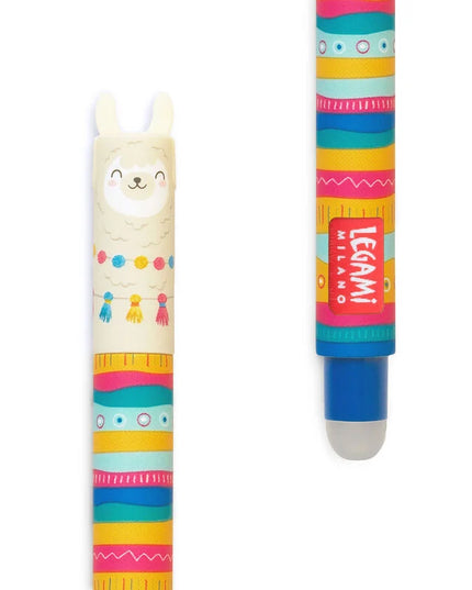 Uitwisbare gelpen Llama - Legami - CuteStuff.nl