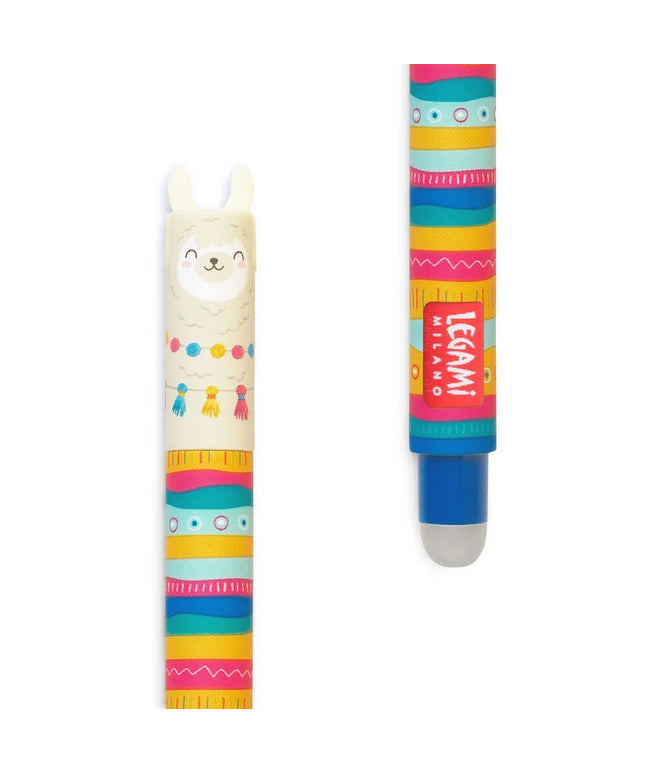 Uitwisbare gelpen Llama - Legami - CuteStuff.nl