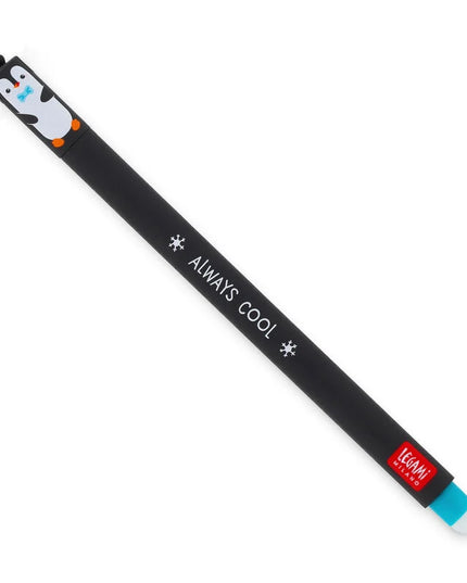 Uitwisbare gelpen Pinguin - Legami - CuteStuff.nl