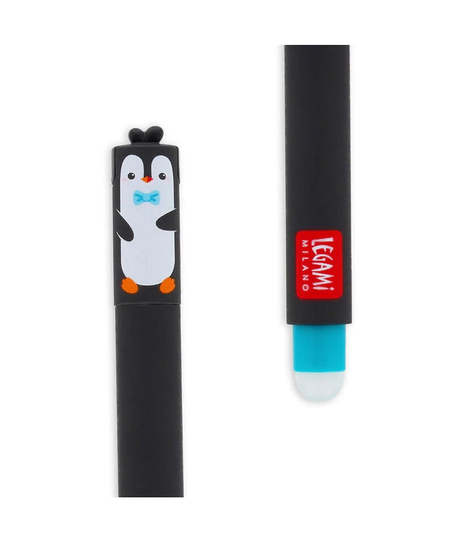 Uitwisbare gelpen Pinguin - Legami - CuteStuff.nl
