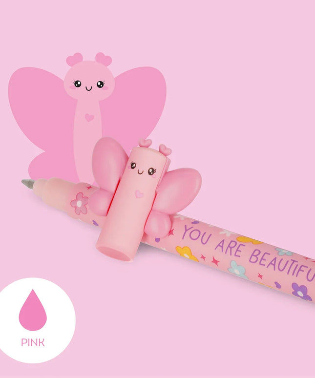 Uitwisbare gelpen Vlinder - Legami - CuteStuff.nl
