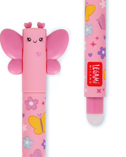 Uitwisbare gelpen Vlinder - Legami - CuteStuff.nl