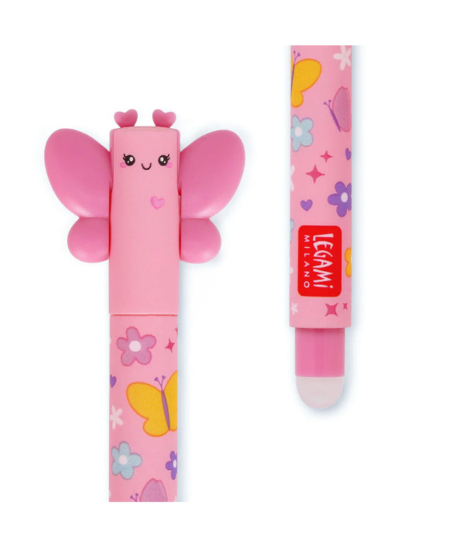 Uitwisbare gelpen Vlinder - Legami - CuteStuff.nl