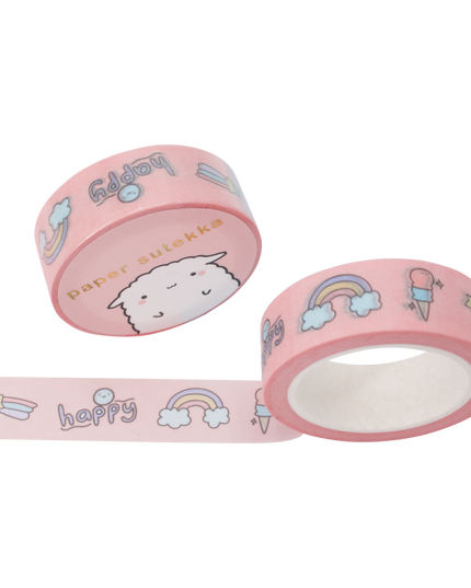 Washi Tape Doodles Happy - Paper Sutekka - CuteStuff.nl