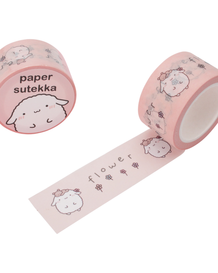 Washi Tape - Flowers Mochi  25 mm - CuteStuff.nl