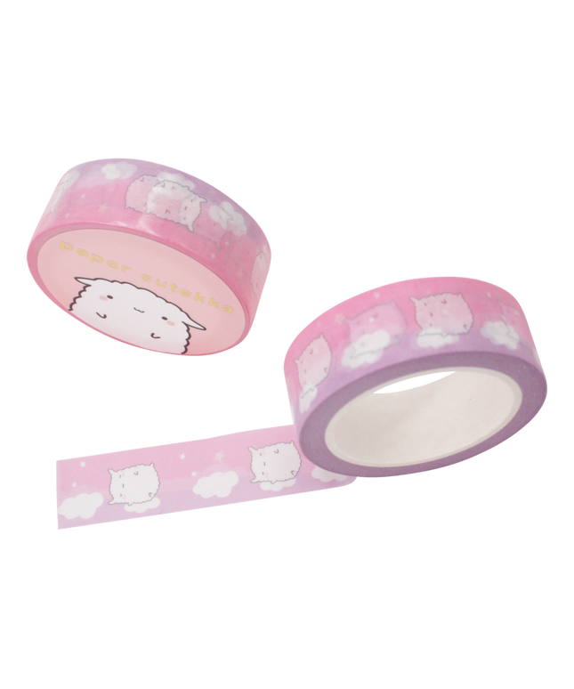 Washi Tape - Mika Dreamy Sleeping Clouds - CuteStuff.nl