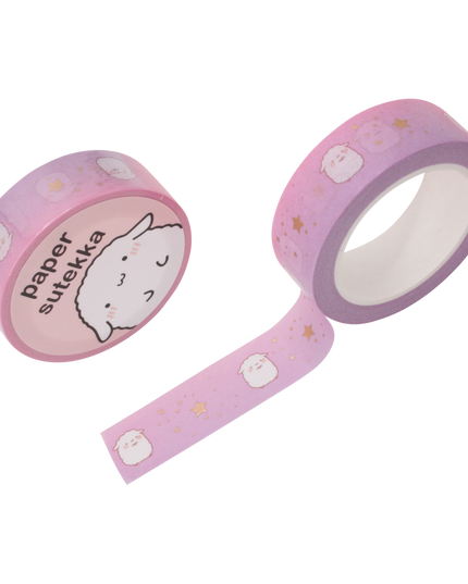 Washi Tape - Mika Dreamy Stars - Rose Gold Foil - CuteStuff.nl