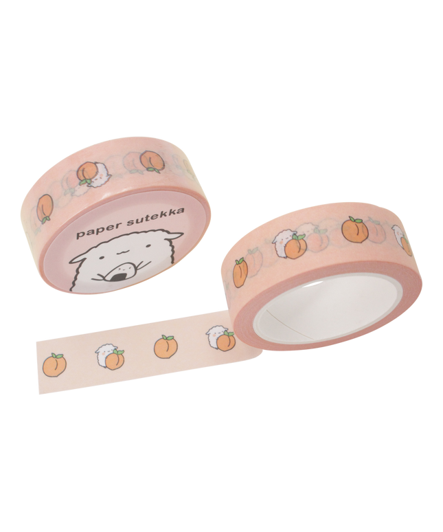 Washi Tape Mika Peach - Paper Sutekka - CuteStuff.nl