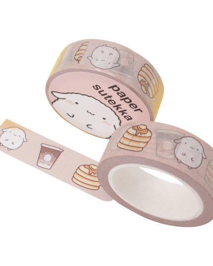 Washi Tape Mochi Coffee and Pancake - PaperSutekka - CuteStuff.nl