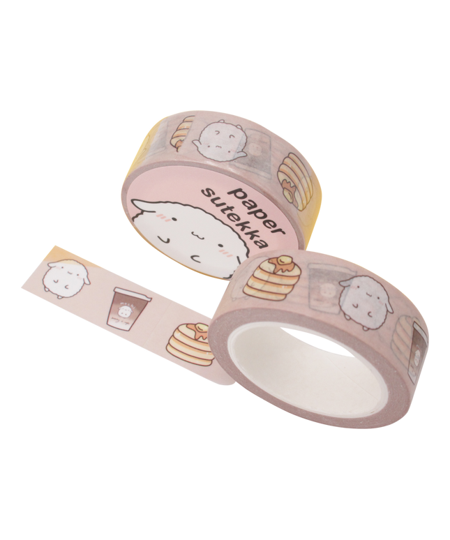 Washi Tape Mochi Coffee and Pancake - PaperSutekka - CuteStuff.nl