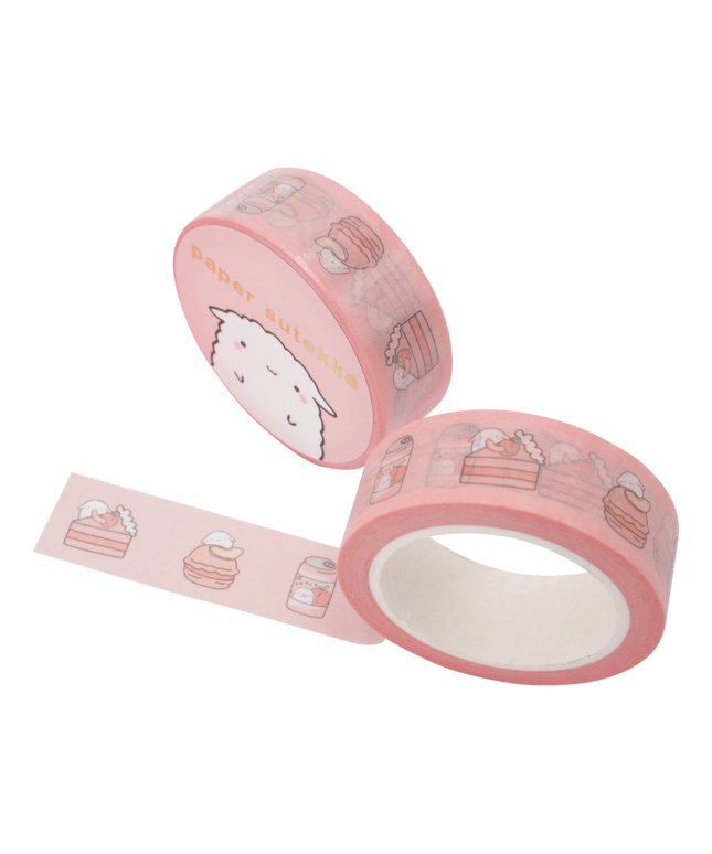 Washi Tape - Mochi Peach Desserts - CuteStuff.nl