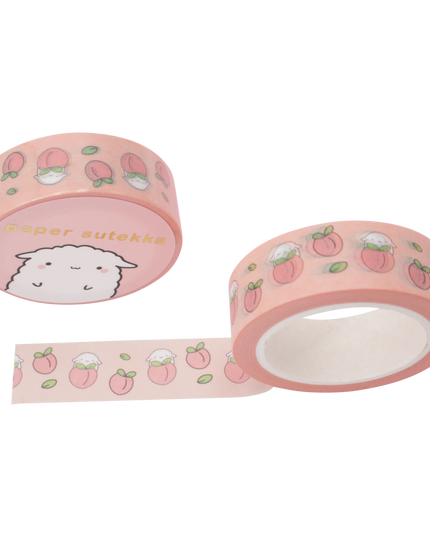 Washi Tape - Mochi Peach Fruit - CuteStuff.nl