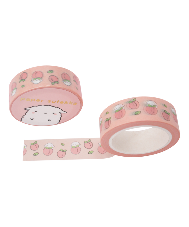 Washi Tape - Mochi Peach Fruit - CuteStuff.nl