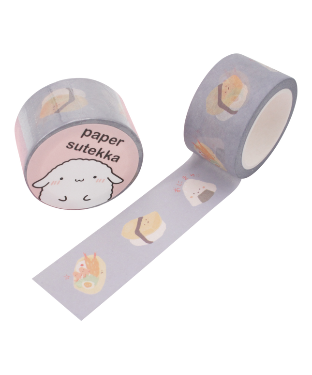 Washi Tape - Onigiri Tamago Bento Box  25 mm - CuteStuff.nl