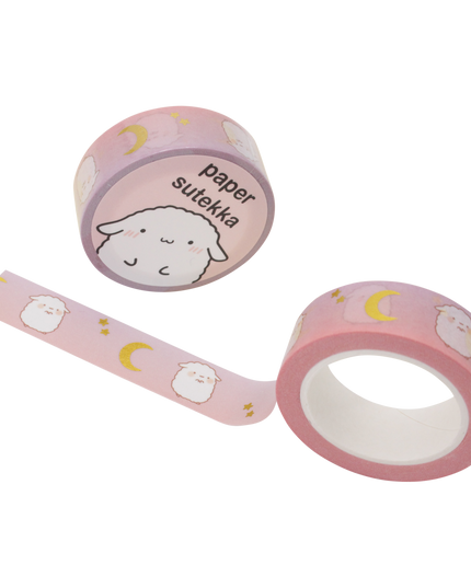 Washi Tape - Pink Moon  Ombre - Gold Foil - CuteStuff.nl