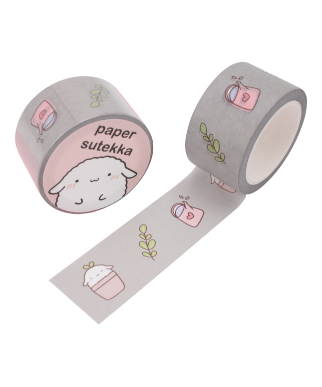 Washi Tape - Plant Pot Mochi  25 mm - CuteStuff.nl