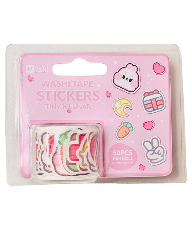 Washi tape stickers Bunny Lunar - Kenji - CuteStuff.nl