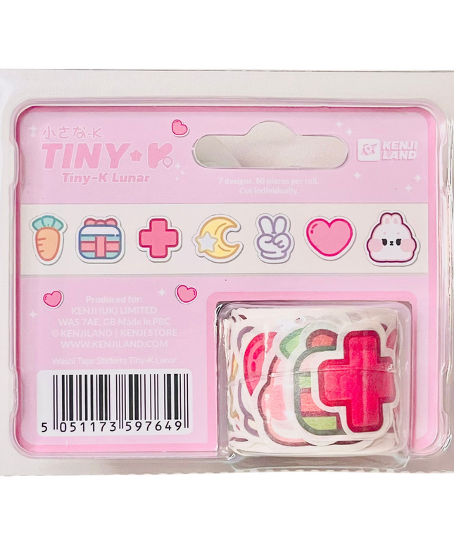 Washi tape stickers Bunny Lunar - Kenji - CuteStuff.nl