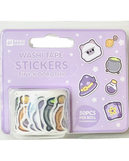 Washi tape stickers Cat Dorothy - Kenji - CuteStuff.nl