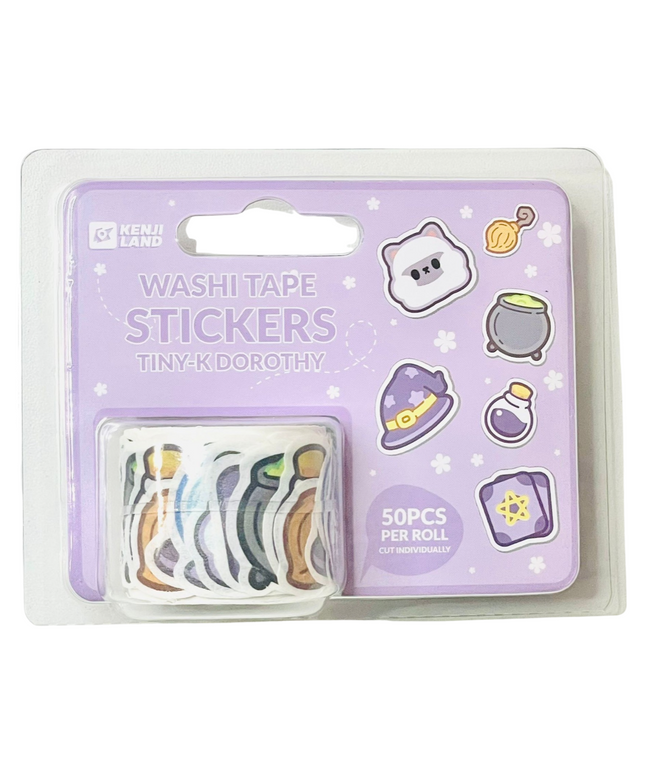 Washi tape stickers Cat Dorothy - Kenji - CuteStuff.nl