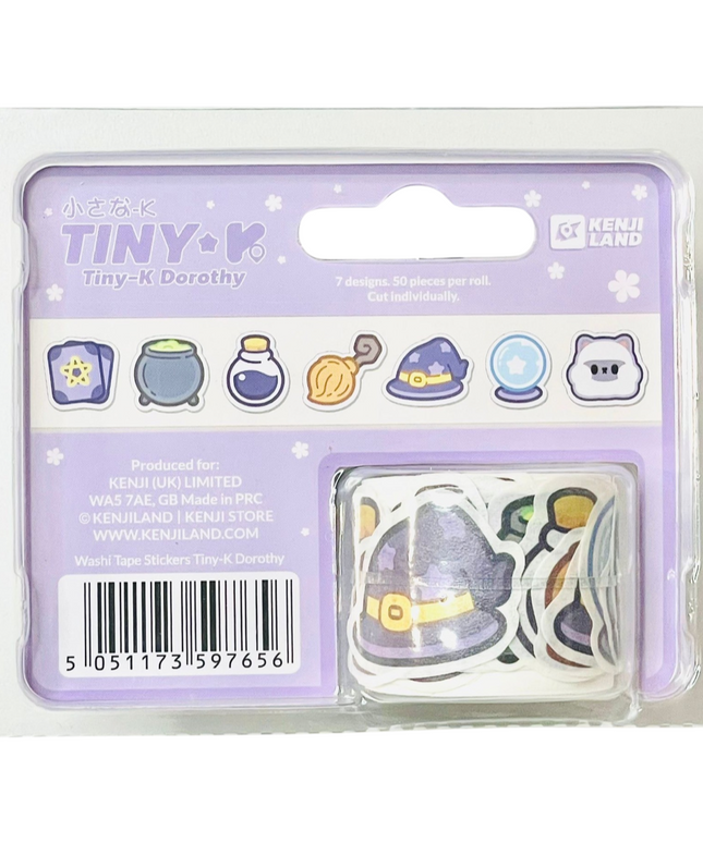 Washi tape stickers Cat Dorothy - Kenji - CuteStuff.nl