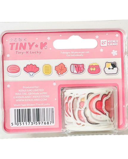 Washi tape stickers Cat Lucky - Kenji - CuteStuff.nl