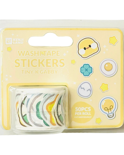 Washi tape stickers Duck Gabby - Kenji - CuteStuff.nl