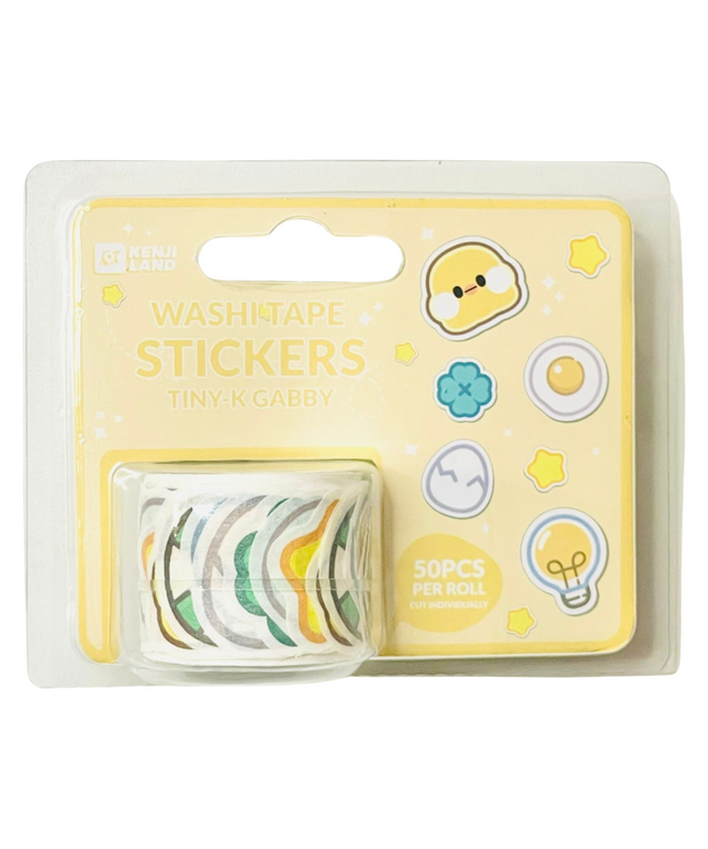 Washi tape stickers Duck Gabby - Kenji - CuteStuff.nl