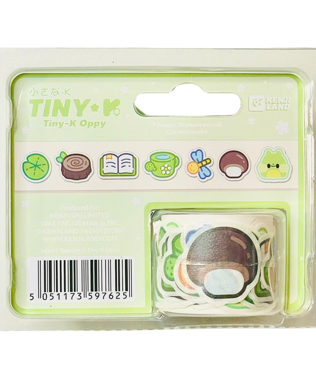 Washi tape stickers Frog Oppy - Kenji - CuteStuff.nl