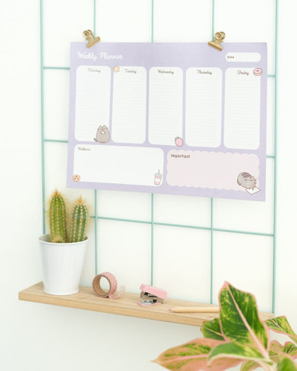 Weekplanner Moments A4 - Pusheen - CuteStuff.nl