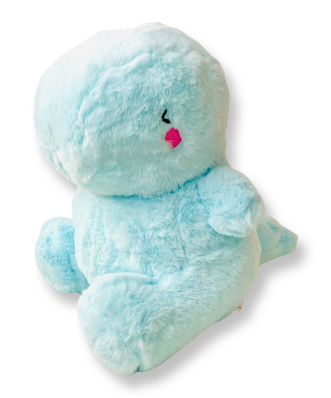 Yabu Fluffy Dino Blue knuffel 27 cm - Kenji - CuteStuff.nl